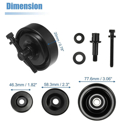 Belt Tensioner for Hyundai Elantra (2011-2016) - Aluminum Black