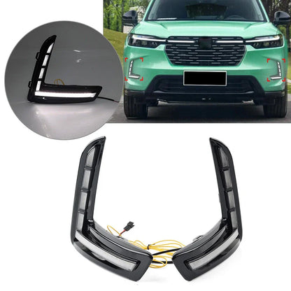 LED Daytime Running Light Fog Lamp w/ Turn Signal for Honda HR-V (2023) Pair