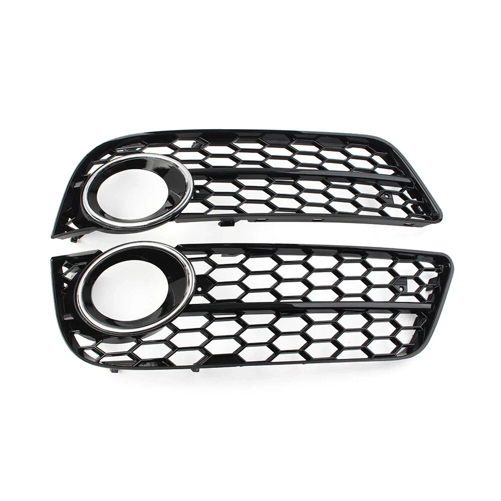 Honeycomb Mesh Fog Light Grille Cover for Audi A5 (2008-2011)
