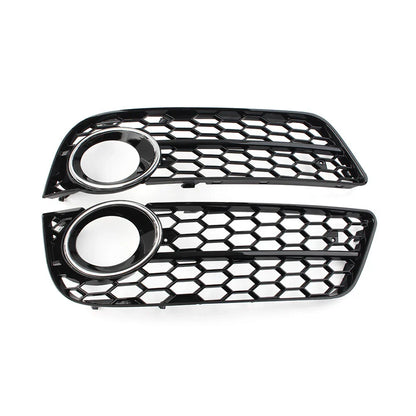 Honeycomb Mesh Fog Light Grille Cover for Audi A5 (2008-2011)