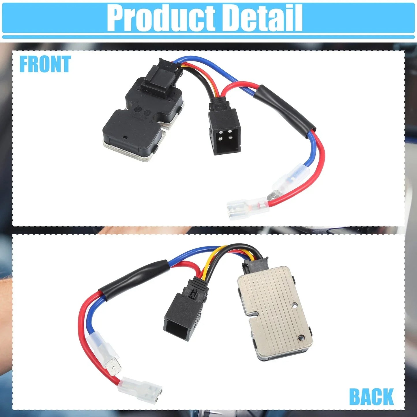 Heater Blower Motor Resistor for Mercedes-Benz S320 S420 S500 (1994-1999)