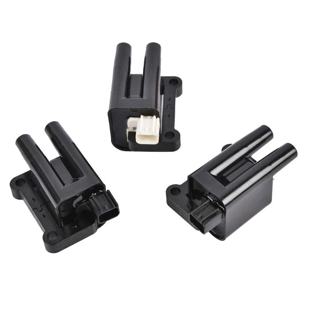 3 x Ignition Coil Pack & Lead Kit for Mitsubishi Pajero Challenger Triton (2000-2015)