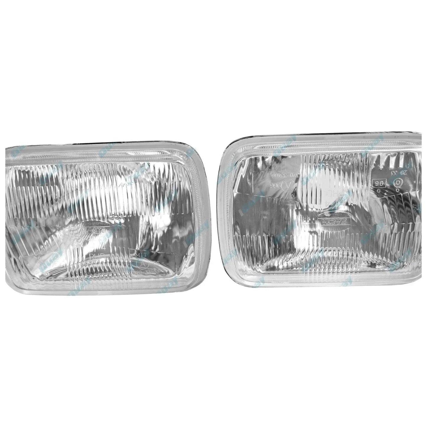 LH & RH Universal Headlights Pair with Globes for Toyota Townace Liteace Celica (1983-1996)