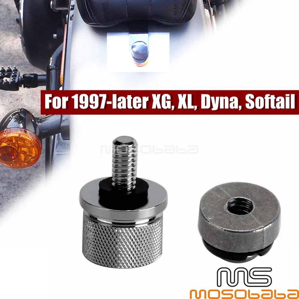 Seat Mounting Bolt & Nut for Harley Street Fat Bob Dyna Softail