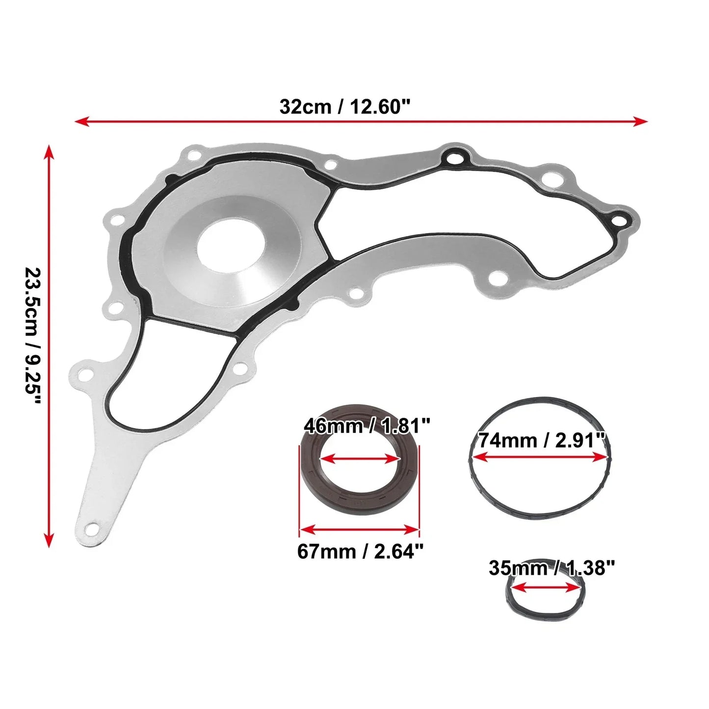 Timing Cover Gasket Set for Chrysler Dodge RAM 1500 (2002-2008)