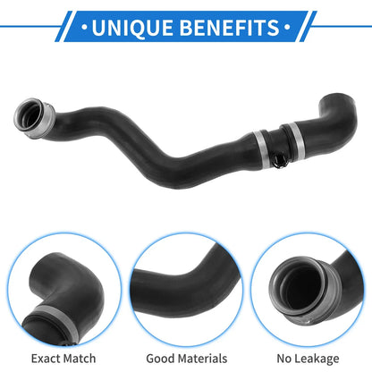 Radiator Hose for Mercedes-Benz E500 5.0L (2003-2006) - Rubber Black