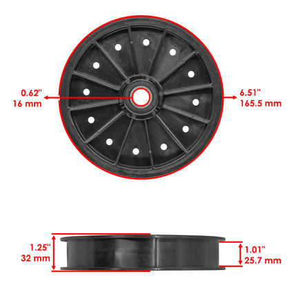 Deck Idler Pulley Replacement for Exmark 48 52 60 72 Lazer Z (1999–2007)