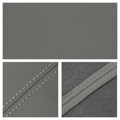 Car Front Door Panels Armrest Covers Gray for Honda Civic Sedan (2006-2011)