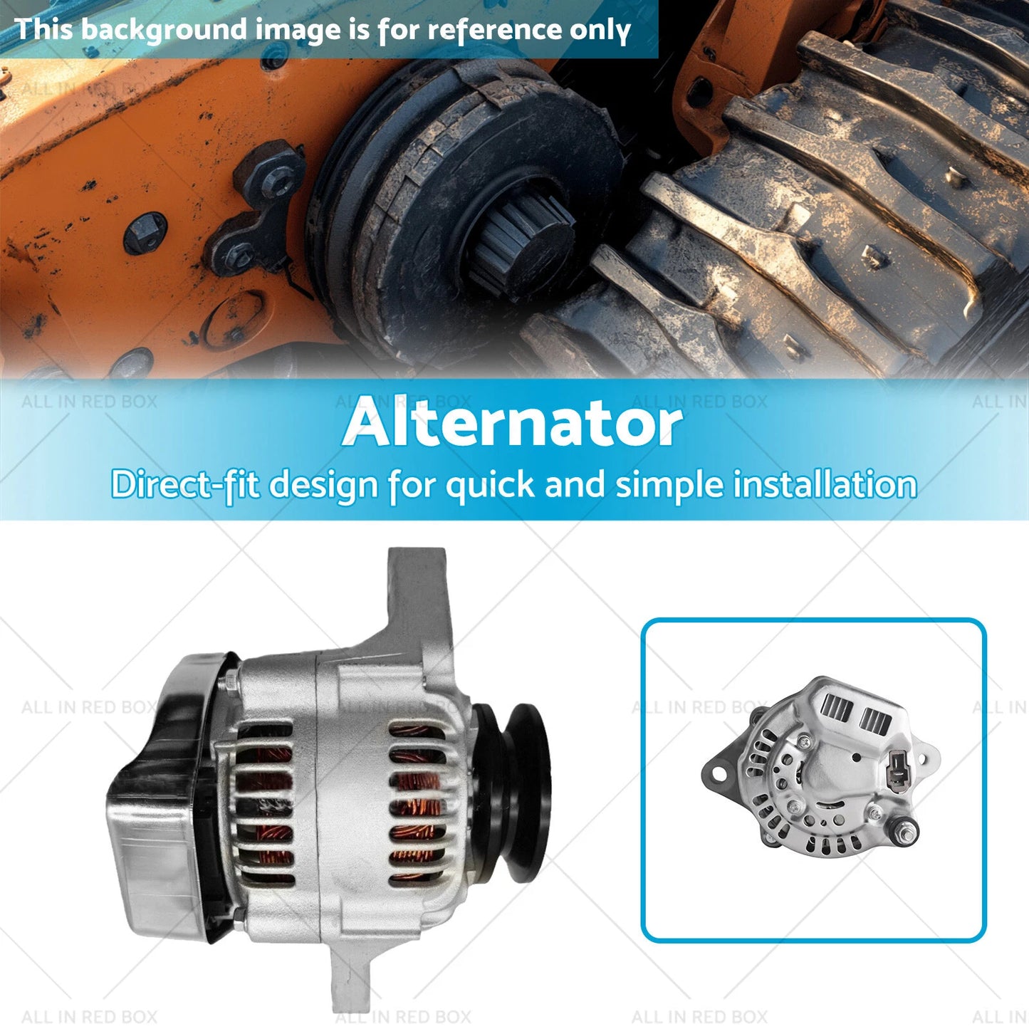 12V 40A Alternator for Kubota Many Models