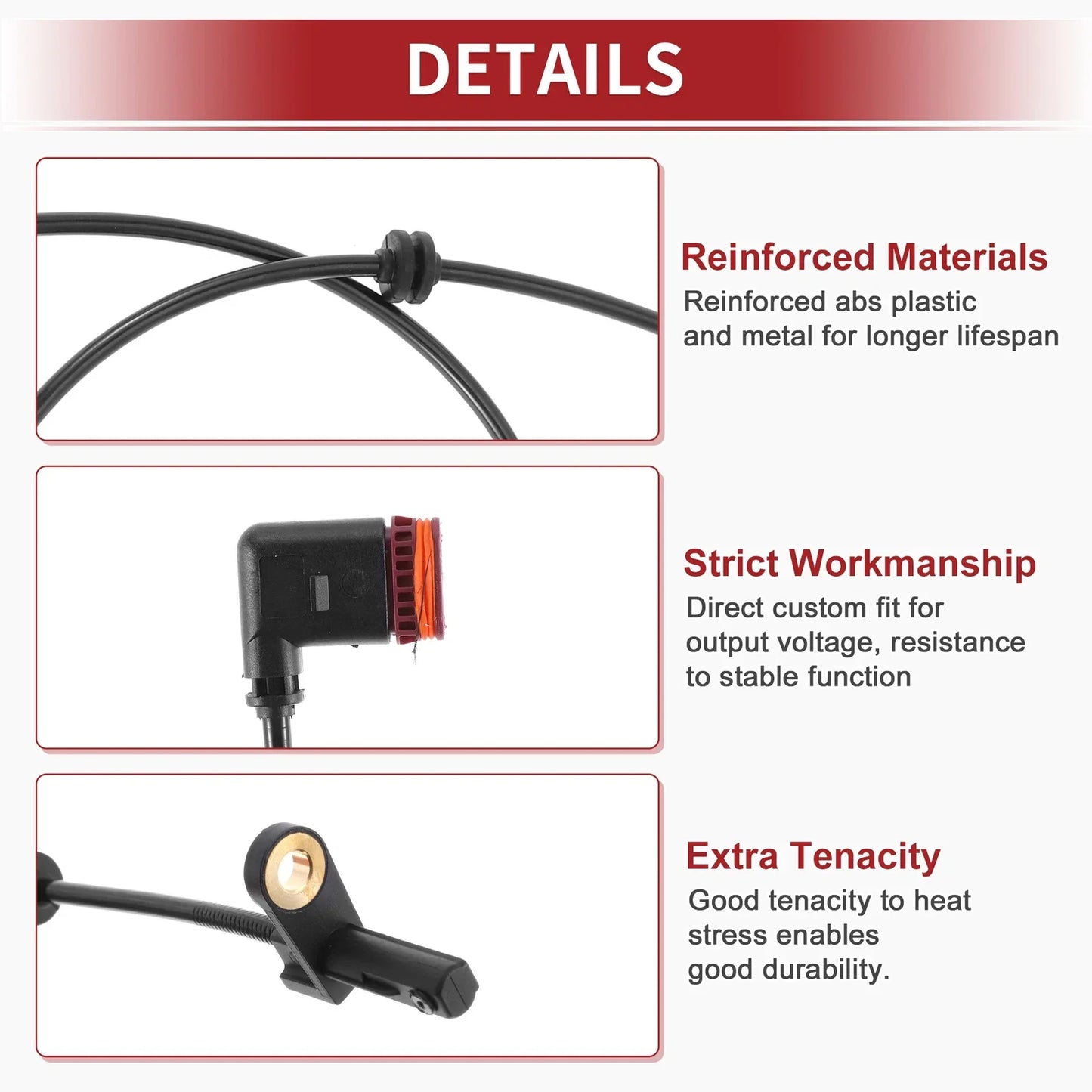 ABS Wheel Speed Sensor for Mercedes-Benz S550 (2007-2010)