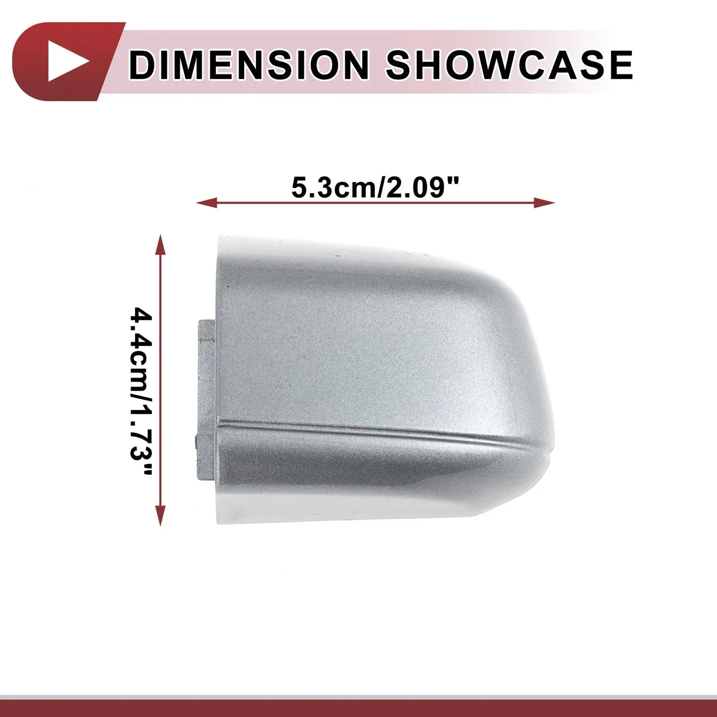 Rear Right Exterior Door Handle for Honda Accord MK10 (2018-2020) Silver ABS