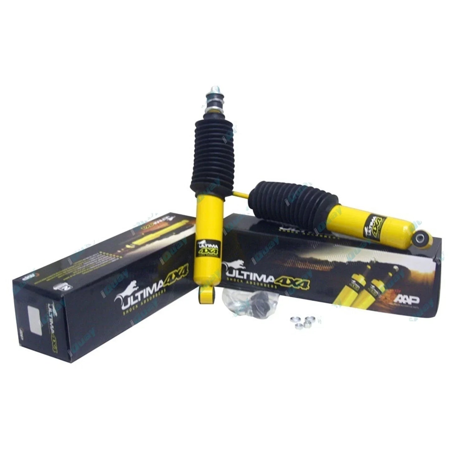 2 Gas Big Bore Front Shock Absorbers for Nissan Navara D22 4x4 Ute 4wd Frontier