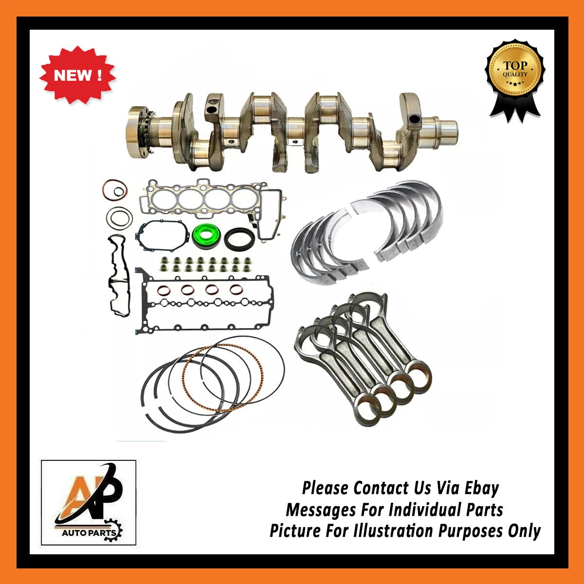 Crankshaft Rebuild Kit Heavy Duty for Range Rover 2.0 D AJ200D (2010–2018)