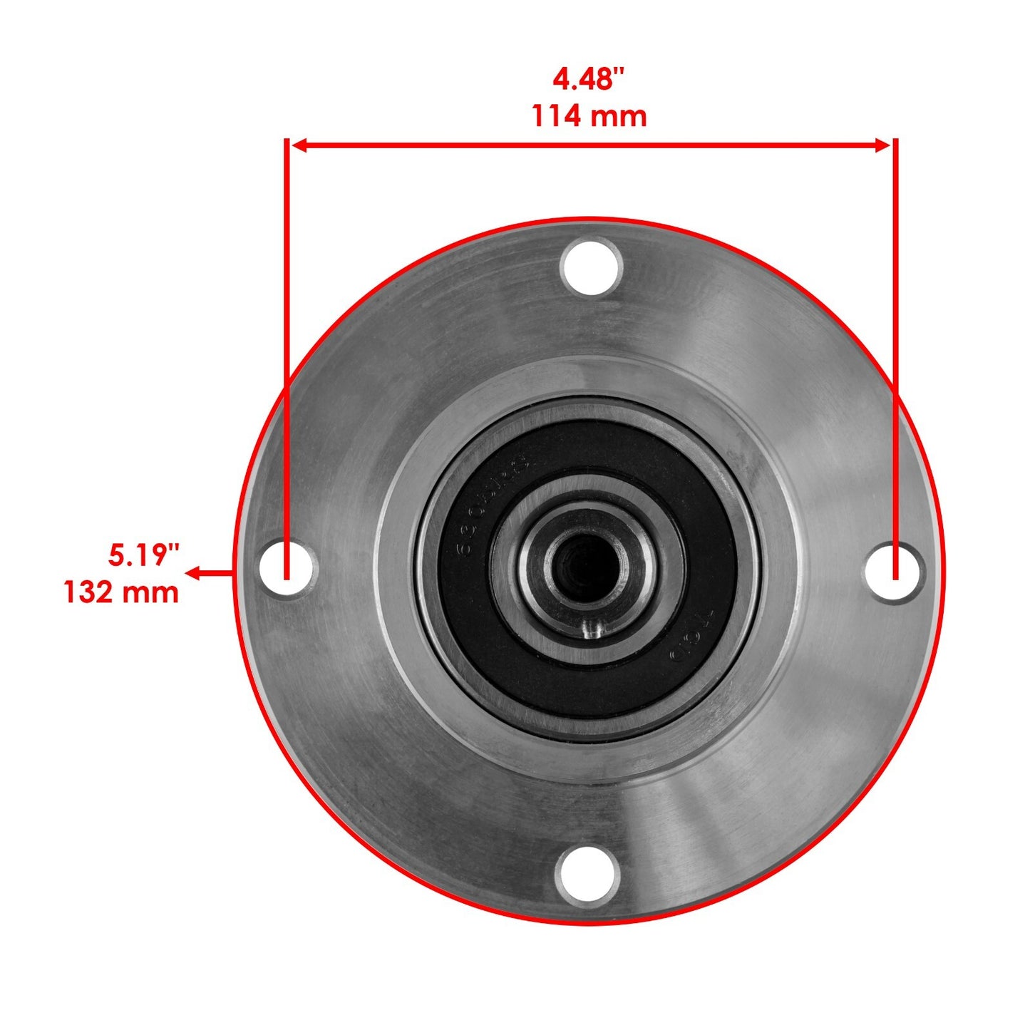 Deck Spindle Assembly with Pulley for Bad Boy MZ Magnum 48 (2010–2024)