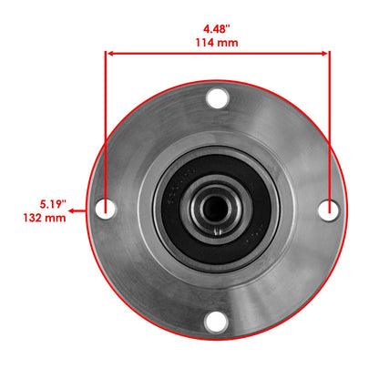Deck Spindle Assembly with Pulley for Bad Boy MZ Magnum 48 (2010–2024)