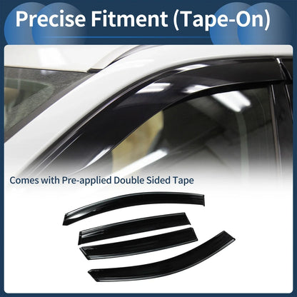 Window Deflectors for Honda CR-V 2012 Side Window Vent Visors Black 1 Set