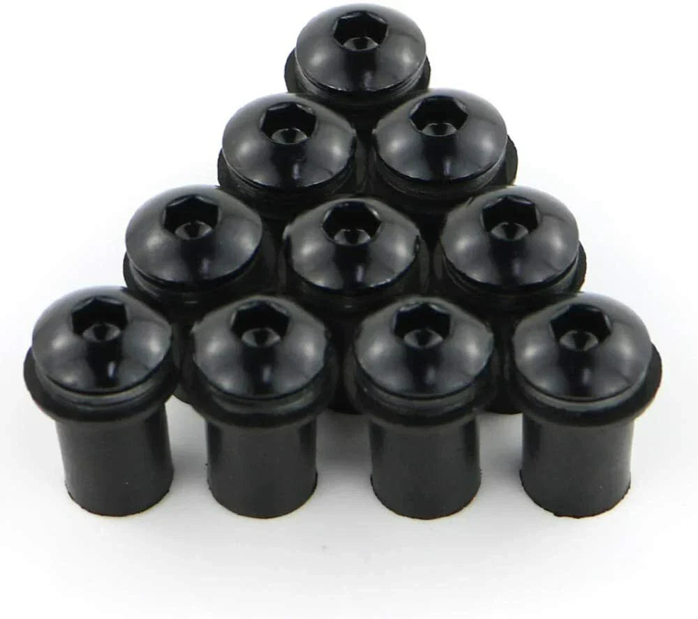 10 x M5 Motorcycle Windscreen Fairing Screen Bolts