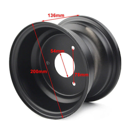 7" ATV Rim (3 Holes) for Tire 16x8-7, 78mm Hole Distance