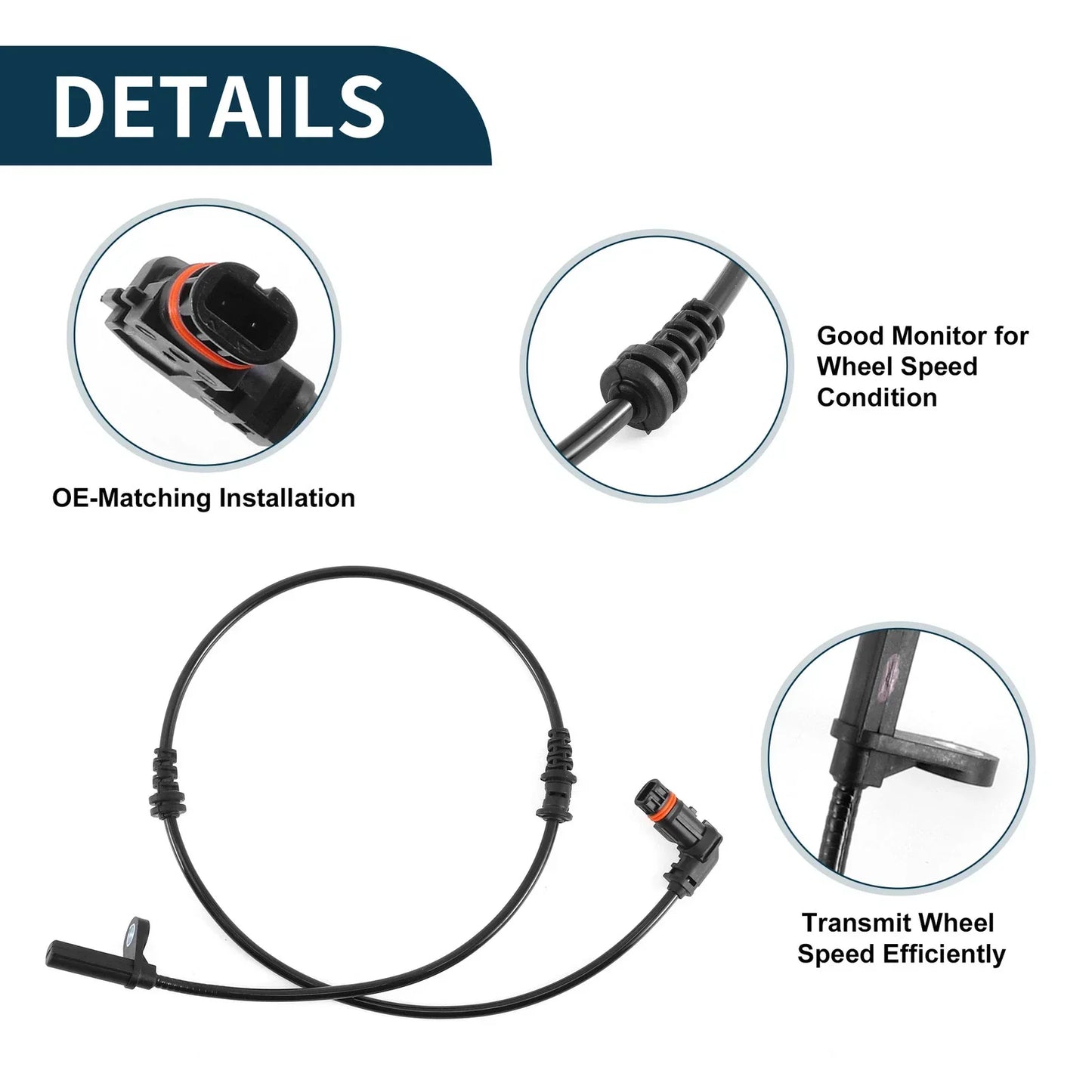 ABS Wheel Speed Sensor for Mercedes-Benz C63 (2008-2011)