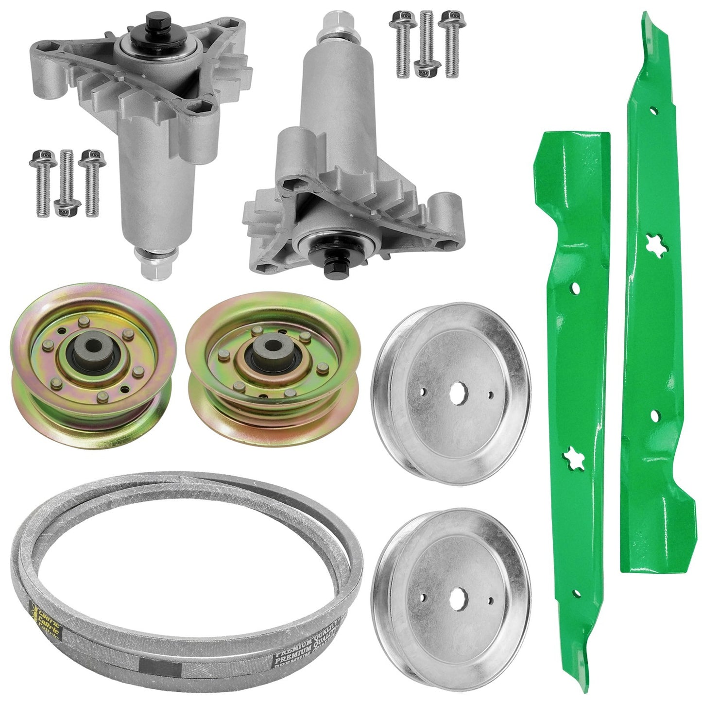 Deck Spindle Blade Belt Pulley Rebuild Kit for Craftsman DYT4000 (42")