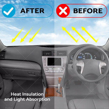 Non-Slip Dash Mat for Toyota Camry (2007-2011) Black Dashboard Cover