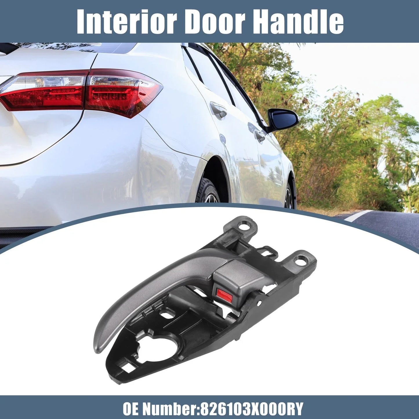Front Rear Left Interior Door Handle for Hyundai Elantra (2011-2016)