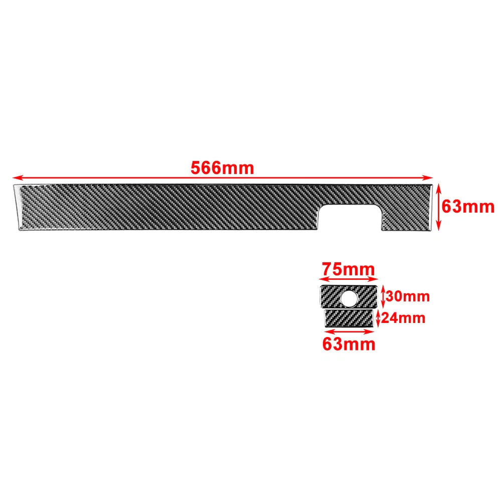 RHD Co-Pilot Glove Box Cover Trim for Toyota Tundra (2014-2021) Black