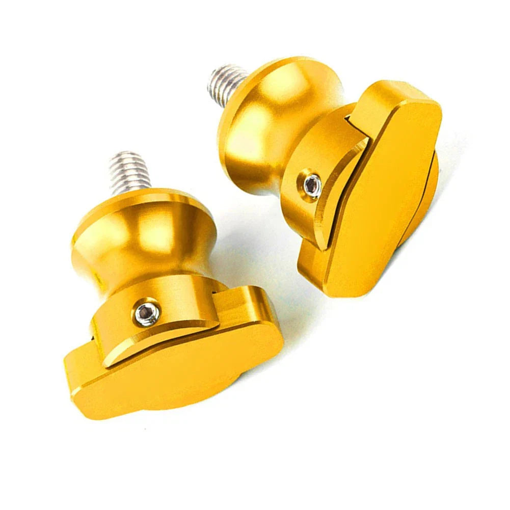 Gold Swingarm Sliders Spools 8mm for Honda CBR600RR (2003-2017) Pair