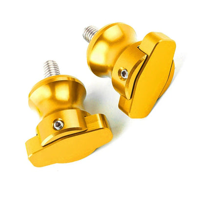 Gold Swingarm Sliders Spools 8mm for Honda CBR600RR (2003-2017) Pair