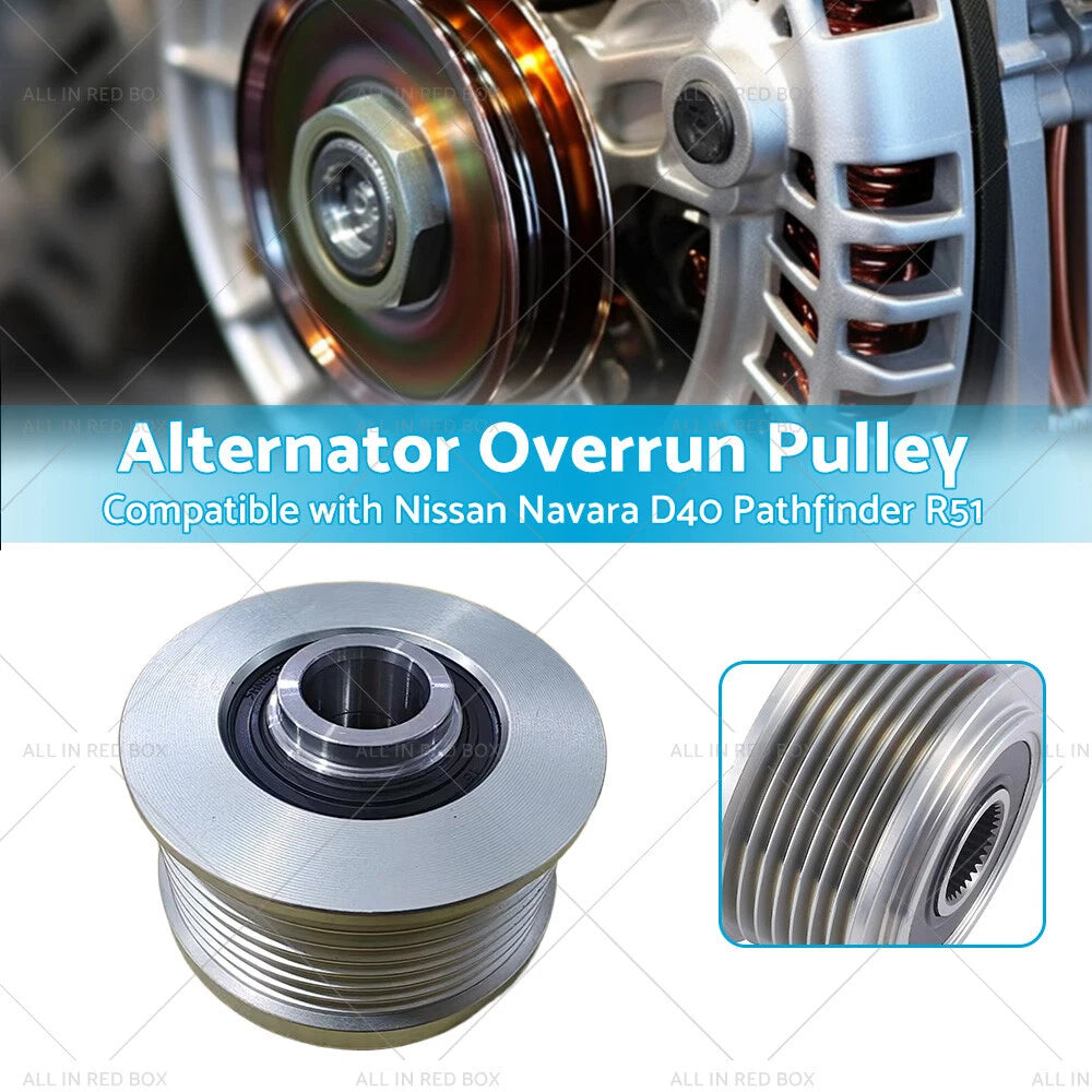 Alternator Overrunning Pulley for Nissan Navara D40, Pathfinder R51 (2005-2015)