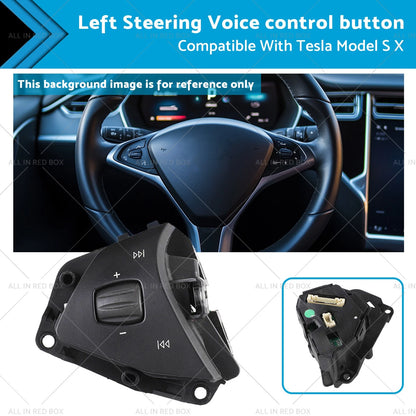 Steering Wheel Audio & Voice Control Button for Tesla Model S, X (2012-2023)