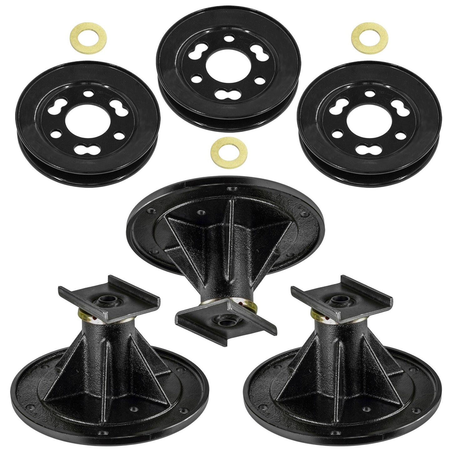 48 In Deck Spindle and Pulley Replacement for Toro Z Master (2005–2018)