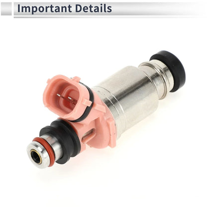 Fuel Injector 4.5L for Lexus LX450 (1996-1997) 1 x Pink Silver Tone