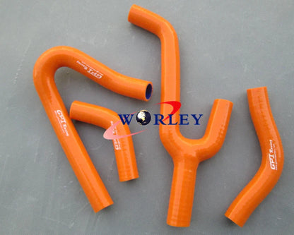 Silicone Radiator Hose for KTM 250/300/380 SX/EXC/MXC (1998-2003)