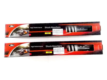 400mm White/Chrome Rear Shock Absorbers for Suzuki RM250