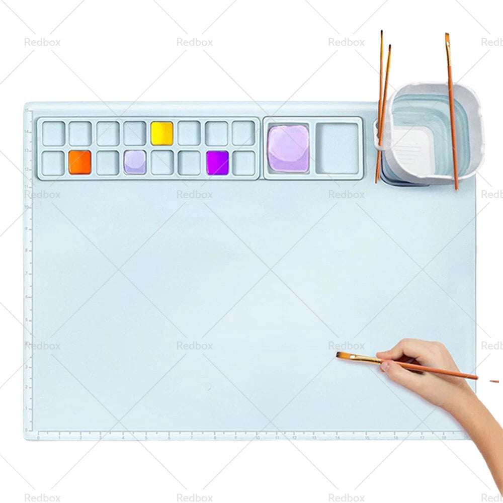 Silicone Art Mat for Resin Casting, Crafts, Painting, Clay & Play