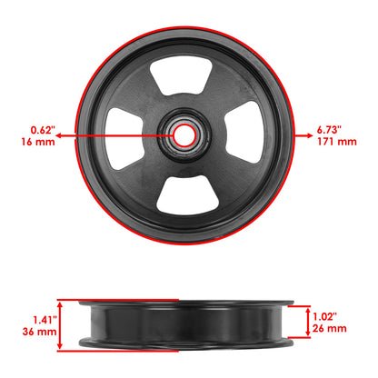 Deck Idler Pulley 72 Inch Heavy Duty for Hustler Super Z RD Super Z (2000–2021)