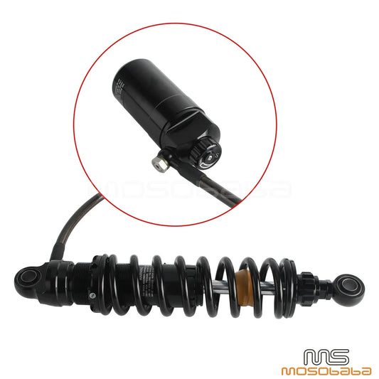 13" Rear Reservoir Suspension Shocks for Harley Road King, Road Glide (1990-2025)