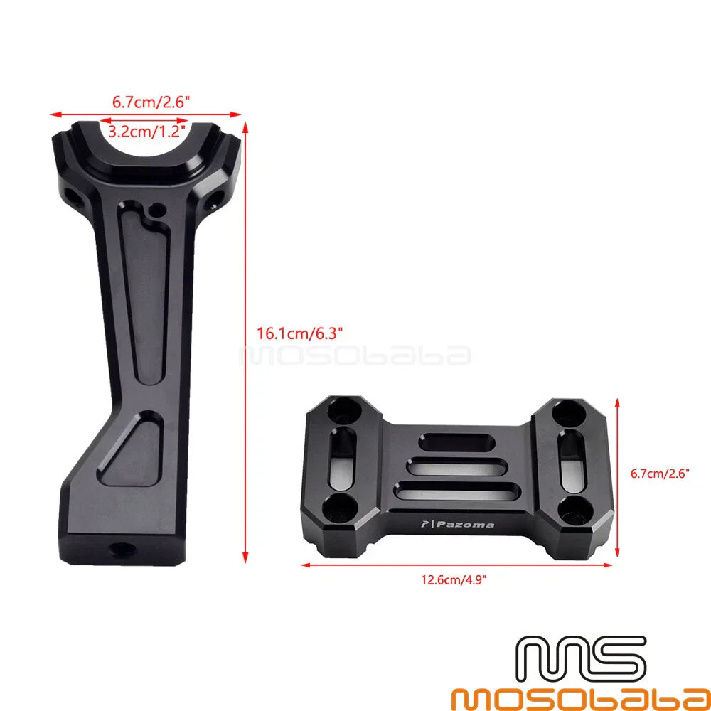 Tall Risers w/Top Clamp Cover for Harley Pan America 1250 Special (21-23)