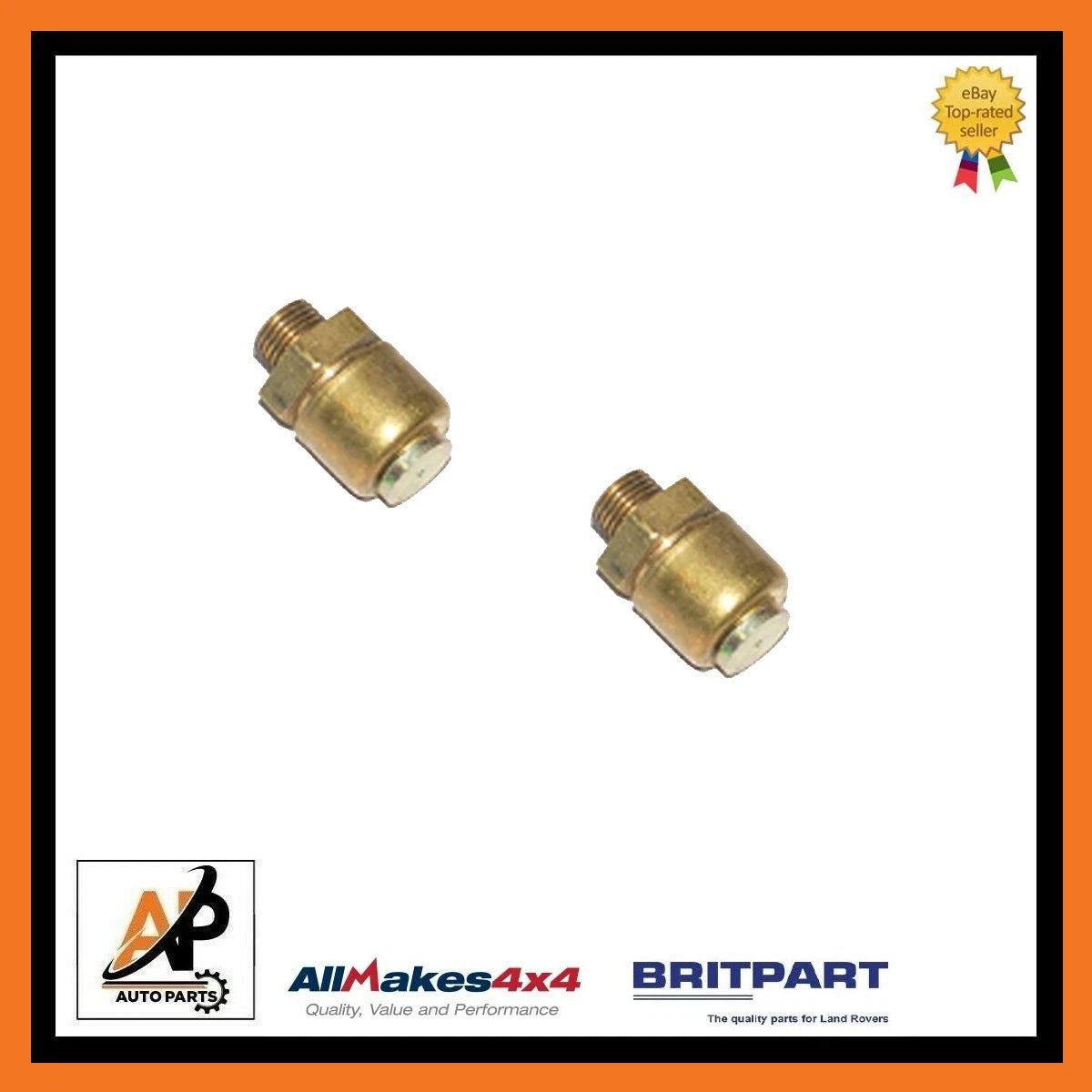 Axle Breather Set Front and Rear (2 Pack) for Land Rover Series 2/2A/3 (1958–1971)
