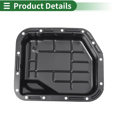 Engine Oil Pan for Dodge Ram 1500 1996-2001 - 1 x No.52118779AB, Iron Black
