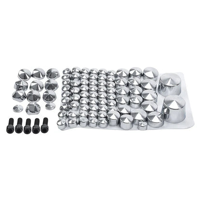 Chrome Topper Bolt Cap Cover for Harley Softail Rocker Fatboy (2007-2013)