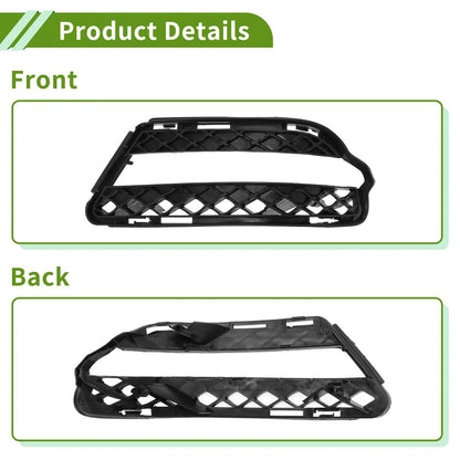 Front Right Fog Light Grill for Mercedes Benz S-Class (2006-2013) Black