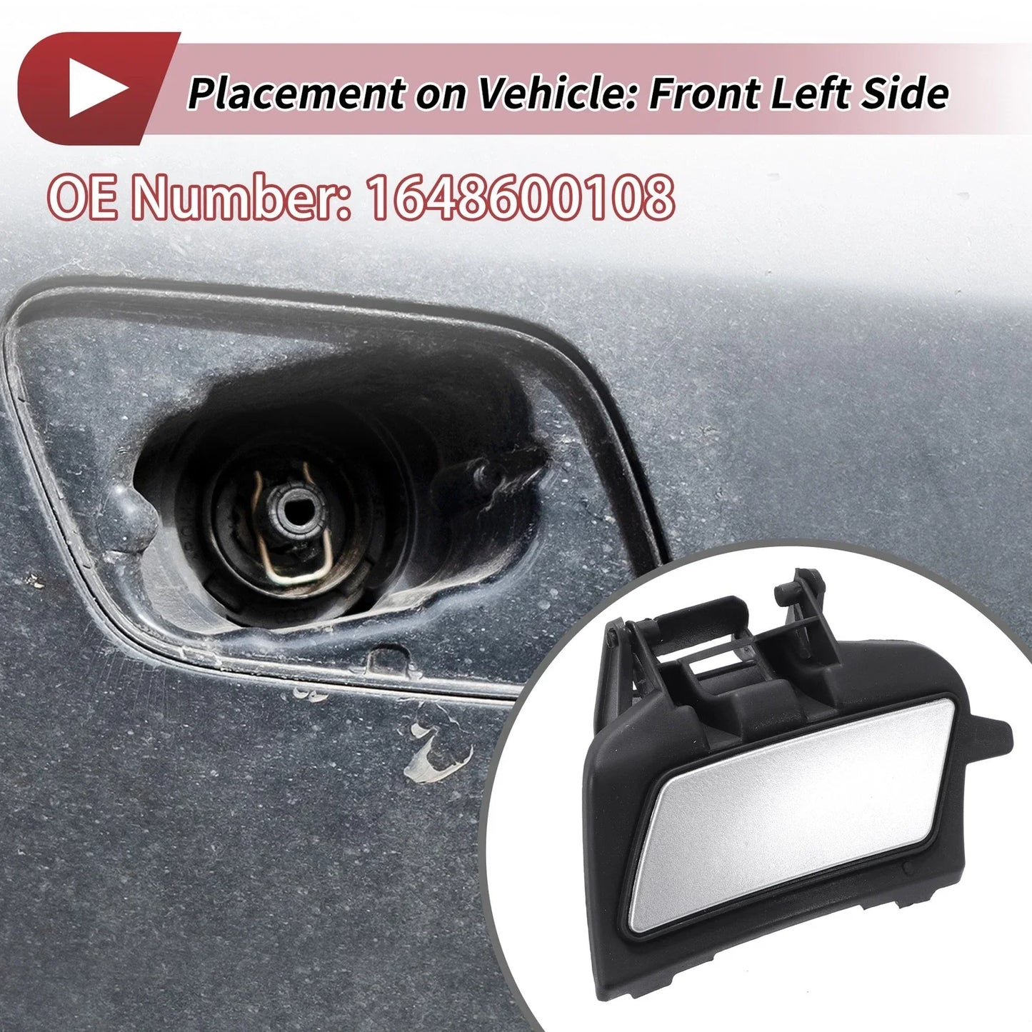 Front Left Washer Nozzle Cover for Mercedes-Benz ML320 (2007-2008)