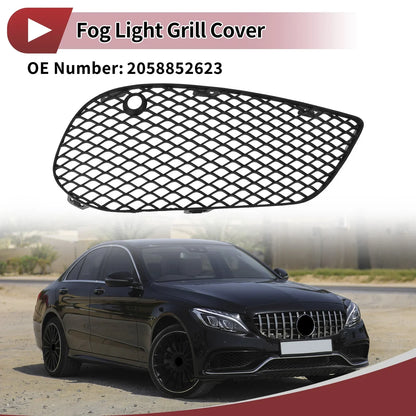 Front Right Fog Light Grill for Mercedes-Benz C350e (2016-2018)