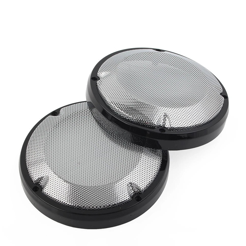 6.5" Saddlebag Lid Speaker Grill Covers for Harley Touring Electra Glide (1983-2020)