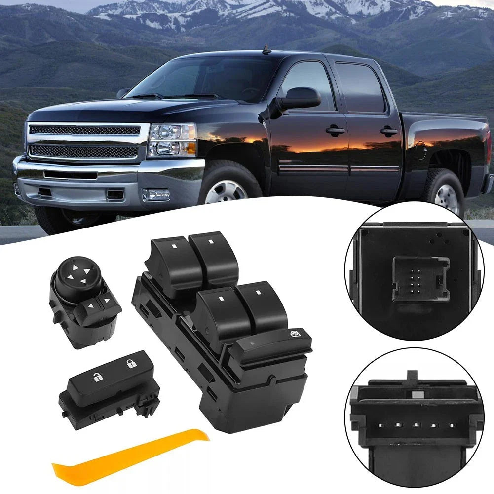 Power Windows Switch Assembly for Chevy Silverado & GMC Sierra
