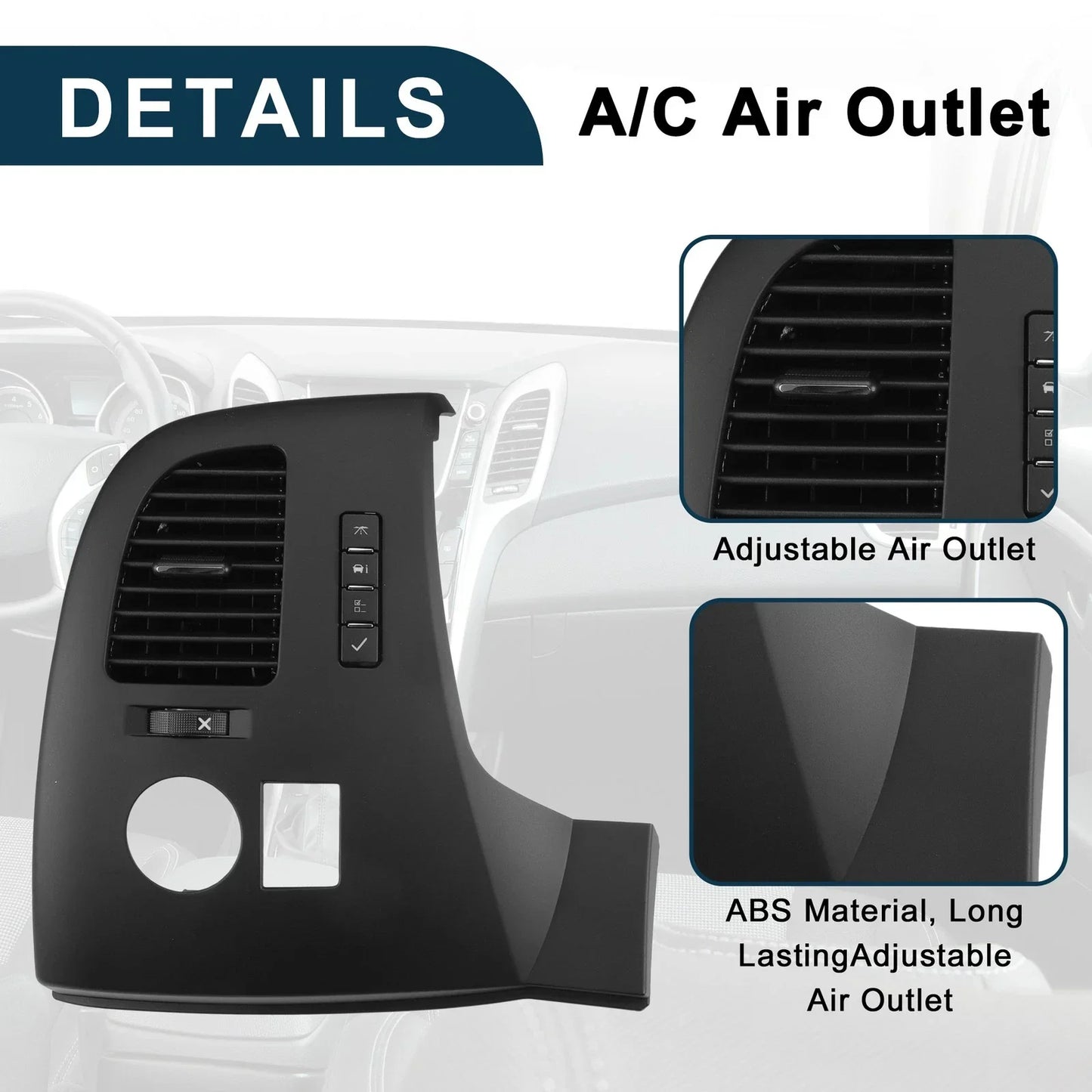 Air Vent Grille for Chevrolet Silverado 1500 (2007-2014)