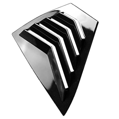 Gloss Black Rear Side Window Louvers for Nissan Sentra (2020-2024)