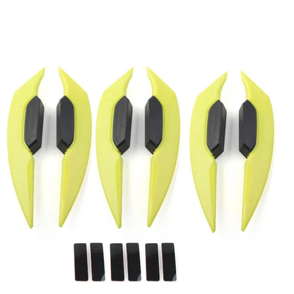 Yellow Fairing Winglets Side Spoiler Deflector Air Wings for Motorcycle